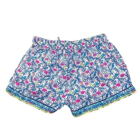 Ladies Vineyard Vines Flamingo Floral‎ Print Cotton Short Size XS - Picture 3 of 9